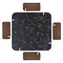 Nordure Mesa de Café Marais - Lotus, Venezia Walnut